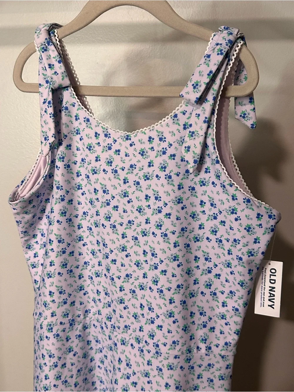 Old Navy Light Pink Active Dress with Lace Trim